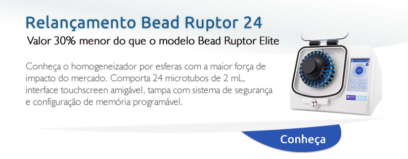 Homogeneizador de amostras Bead Ruptor 24